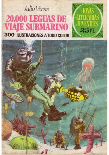 Portada de 20000 leguas de viaje submarino