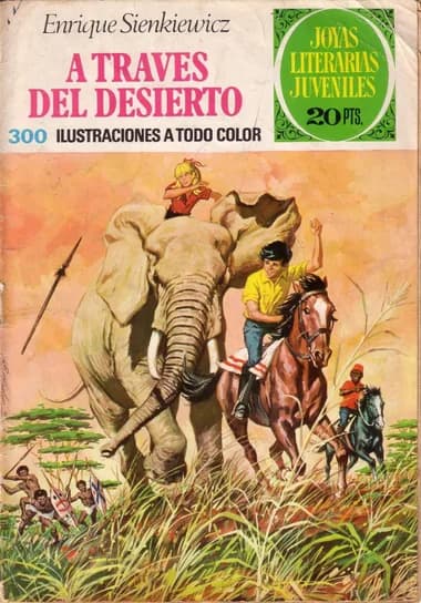 Portada de A traves del desierto