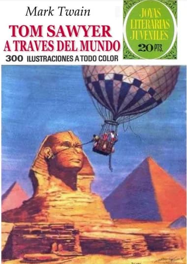 Portada de Tom Sawyer a traves del mundo
